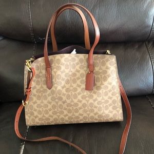 Coach signature tote